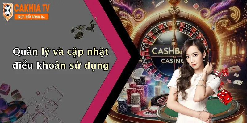 Quản lý và cập nhật điều khoản sử dụng