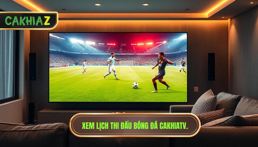 1. Xem lịch thi đấu bóng đá CakhiaTV.