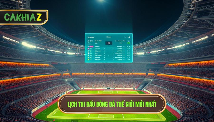 2. Lịch thi đấu bóng đá thế giới mới nhất