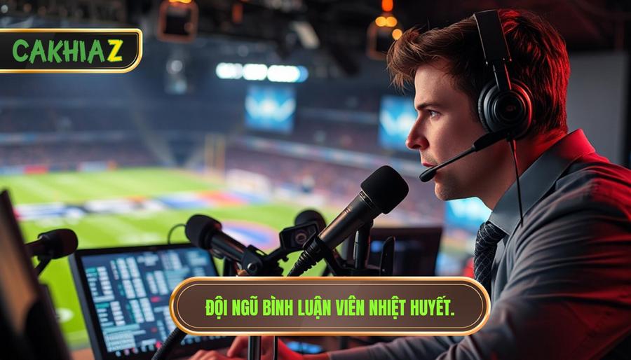 3. Đội ngũ bình luận viên nhiệt huyết.