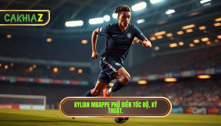 Kylian Mbappe phô diễn tốc độ, kỹ thuật