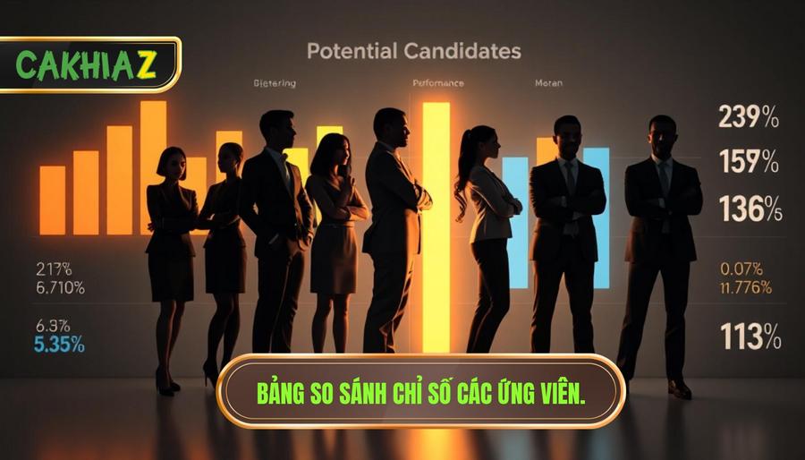 Bảng so sánh chỉ số các ứng viên