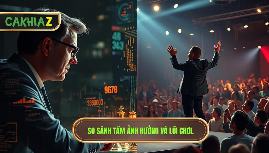 So sánh tầm ảnh hưởng và lối chơi