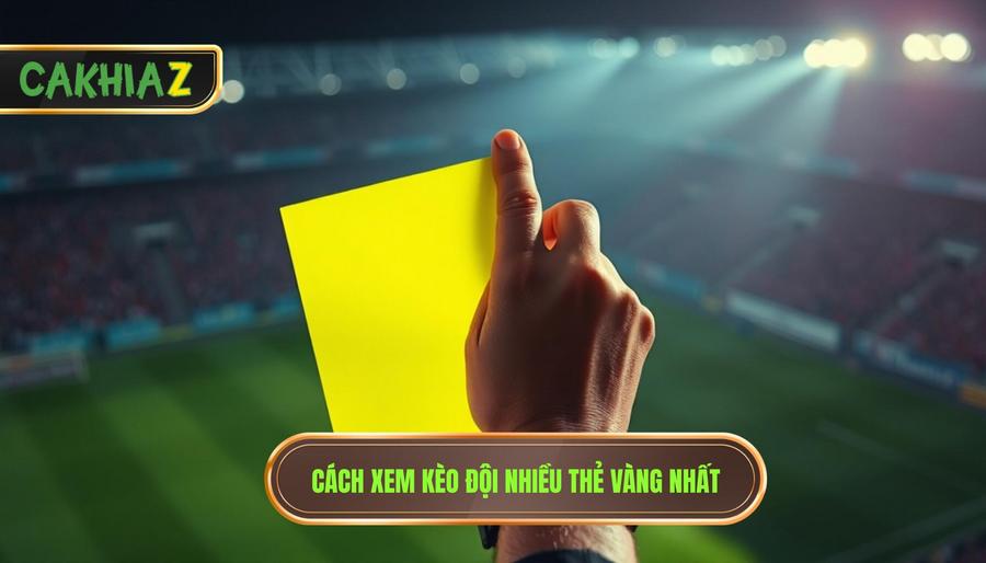 Kèo đội có nhiều thẻ vàng nhất là gì?
