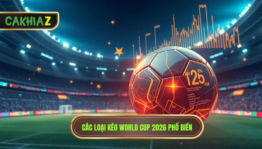 Phân tích các loại kèo World Cup 2026 phổ biến