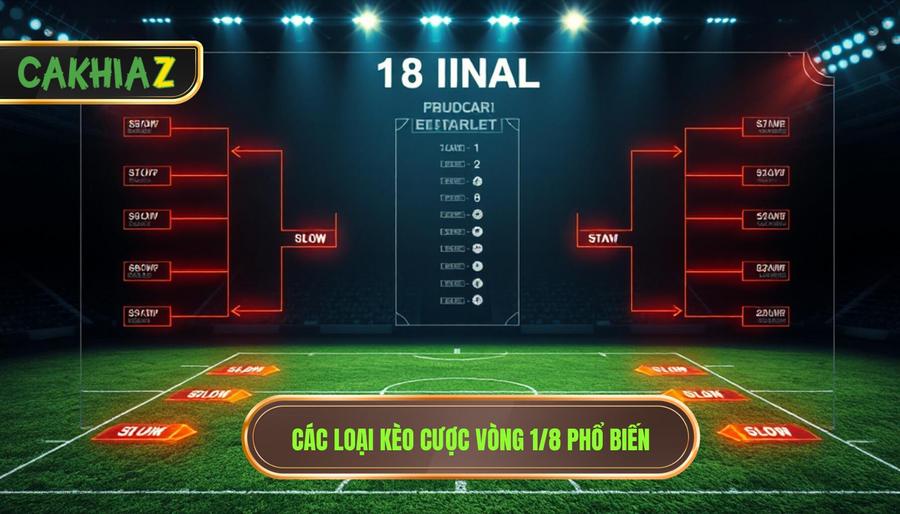 Phân tích các loại kèo phổ biến trong vòng 1/8