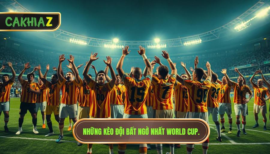 Phân tích những kèo đội bất ngờ nhất World Cup tiêu biểu qua các thời kỳ