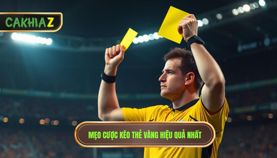 Chiến thuật đặt cược kèo đội có nhiều thẻ vàng nhất từ chuyên gia