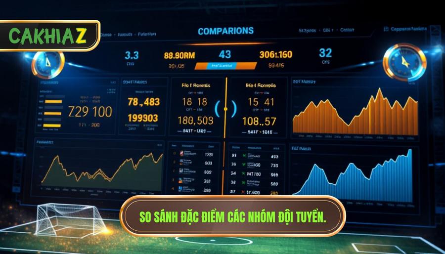 Bảng so sánh đặc điểm các nhóm đội tuyển khi soi kèo